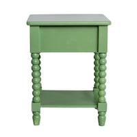 Maisie 1 Drawer Bedside Green