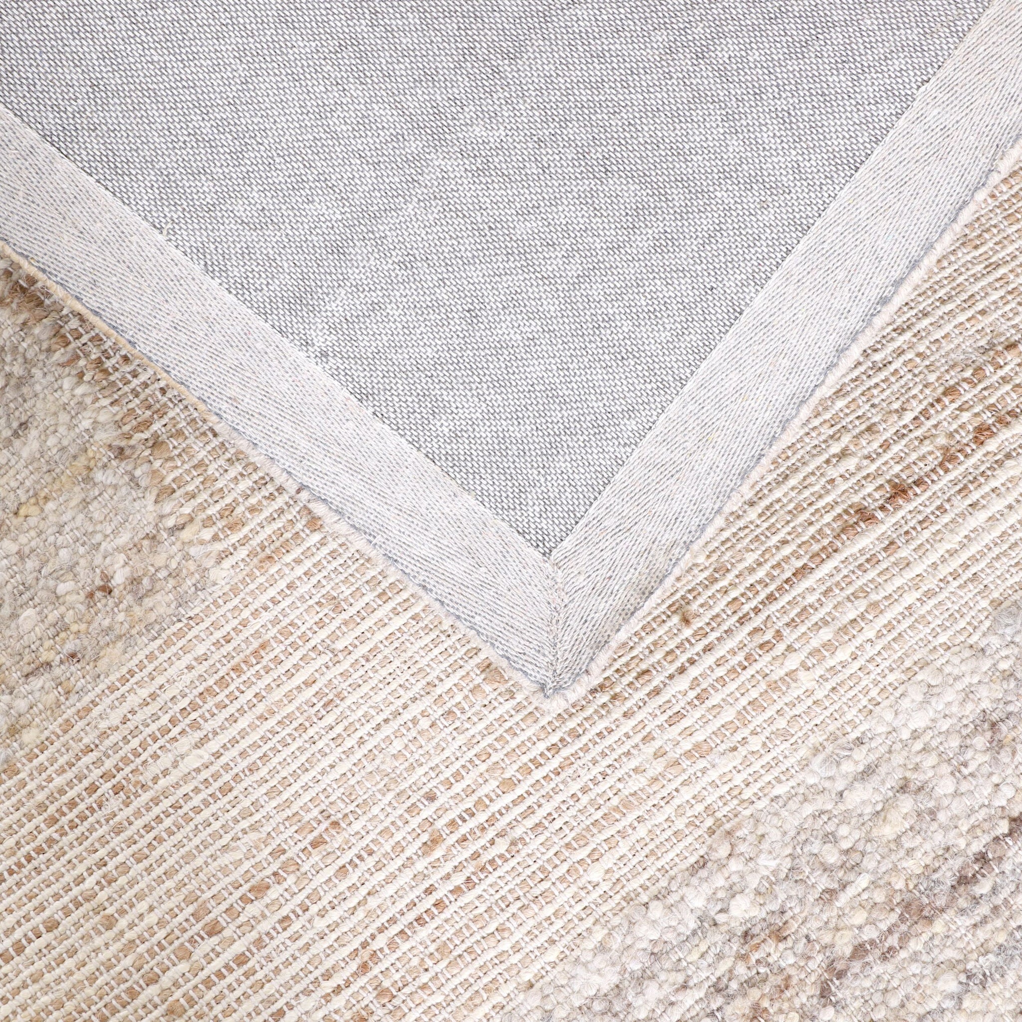 Sandstone Jute Wool Rug 150x240cm