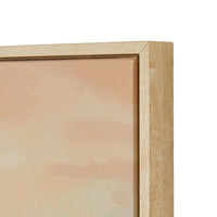 Summer Ocean Framed Canvas Print 152.5x52.5cm