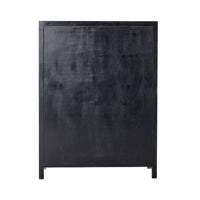 Sansha 2 Door & 2 Drawer Display Cabinet Dove Grey & White