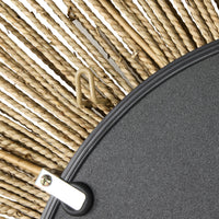 Cassis Twisted Seagrass Oval Wall Mirror 80x2.5x100cm