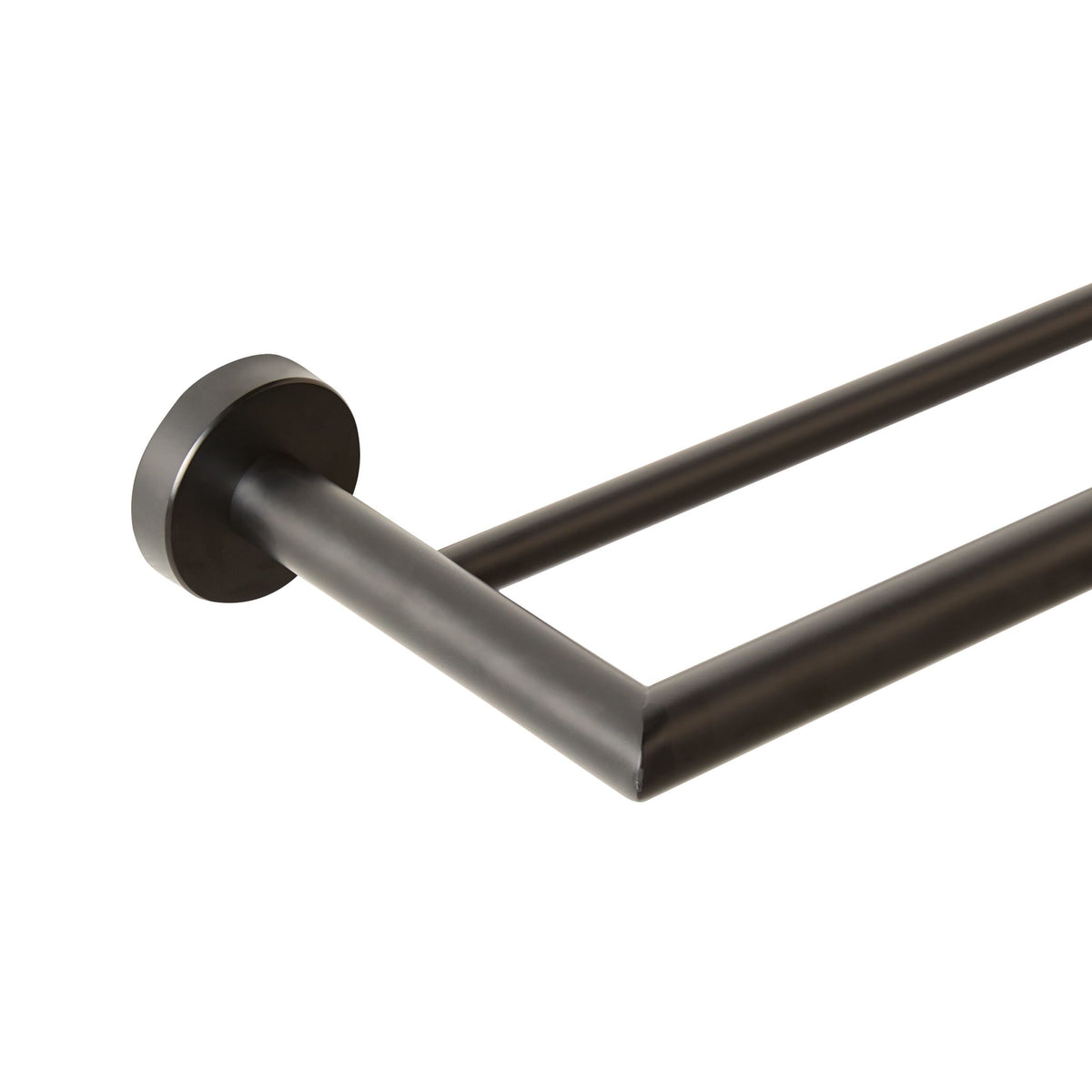 Harper Double Towel Rail 60cm Matt Black