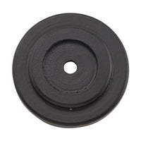 3091 Backplate For Domed Cupboard Knob Iron Matte Black D25mm