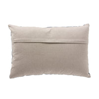 Anais Embroidered Velvet Cushion Navy 40x60cm