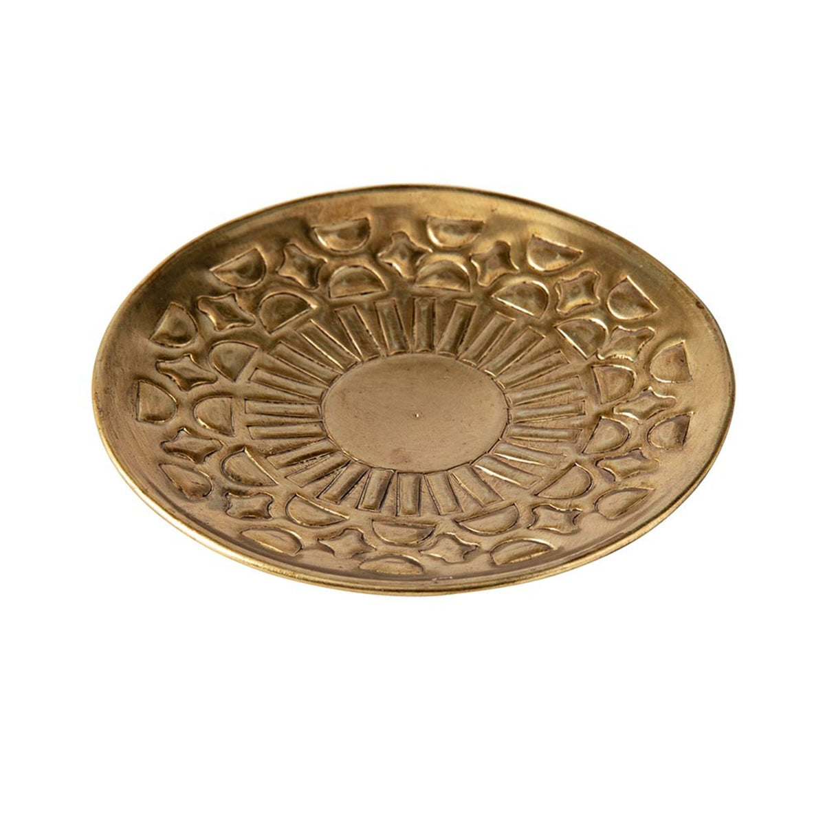 Iron Round Pillar Plate 10x10x2cm