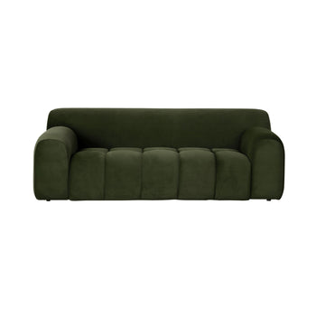 Alexis 2 Seater Velvet Sofa Eucalyptus