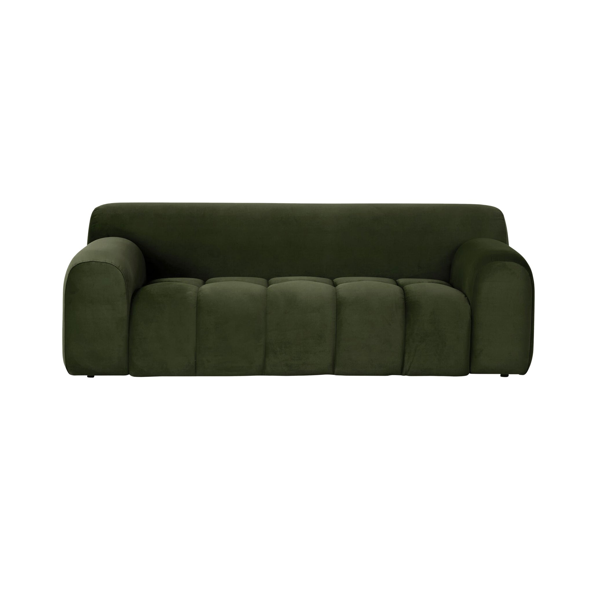 Alexis 2 Seater Velvet Sofa Eucalyptus