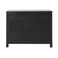 Avalon Large 2 Drawer Bedside Black