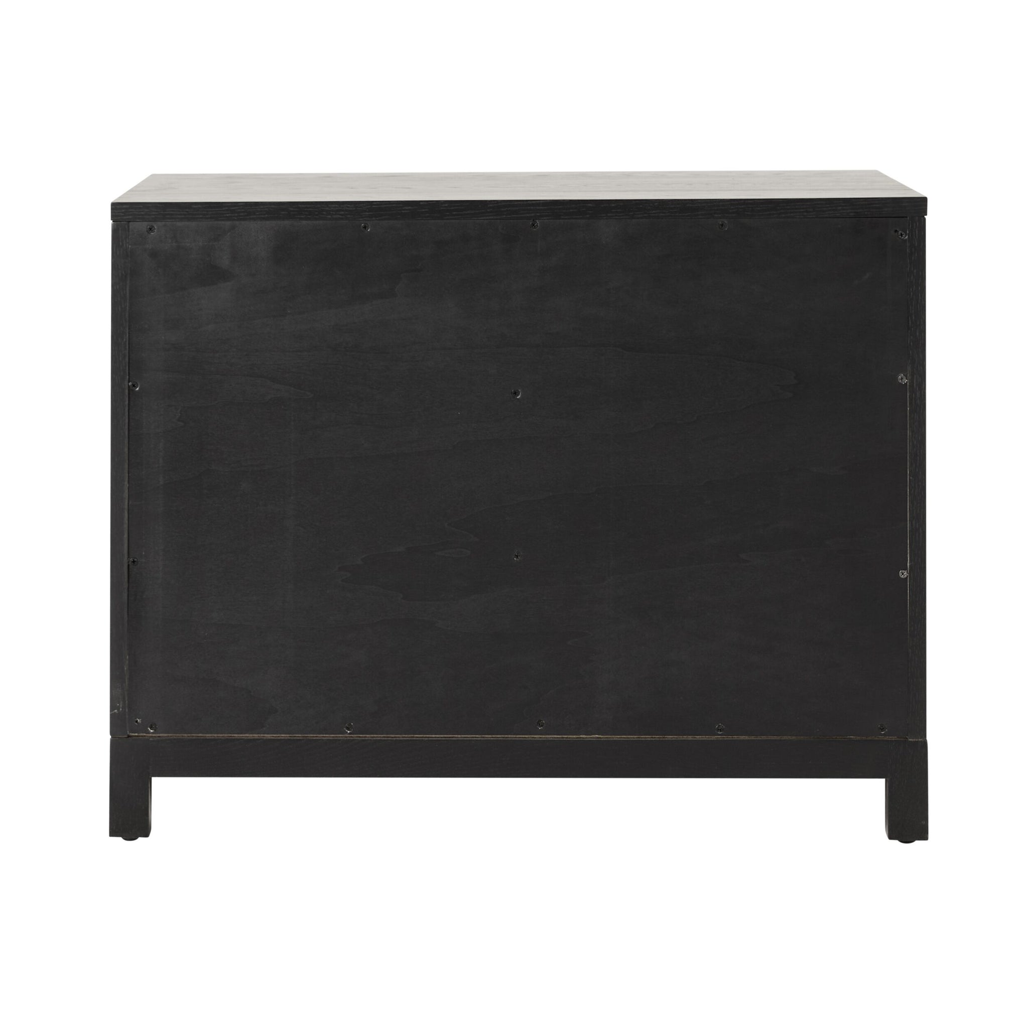 Avalon Large 2 Drawer Bedside Black