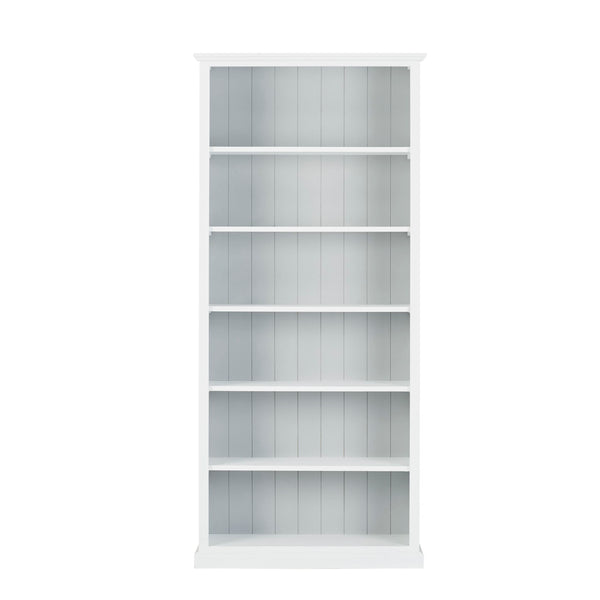 Armand Tall Bookcase 210 x 95cm White – Early Settler AU