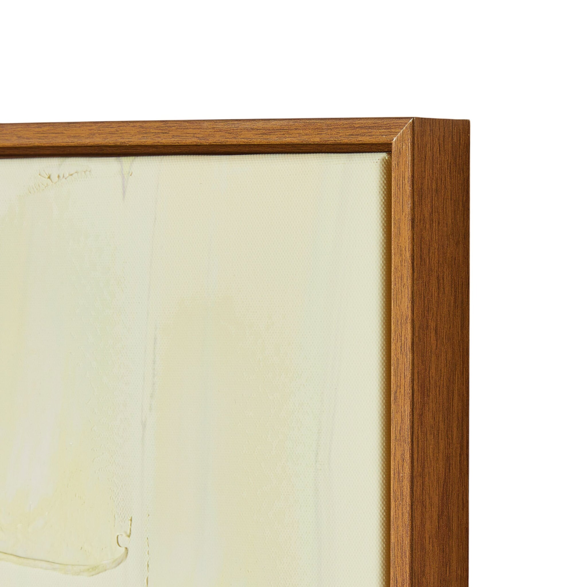 Floral Blues Framed Canvas Print 100x100cm