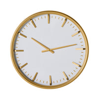 Manhattan Wall Clock Gold 48x48x7.7cm