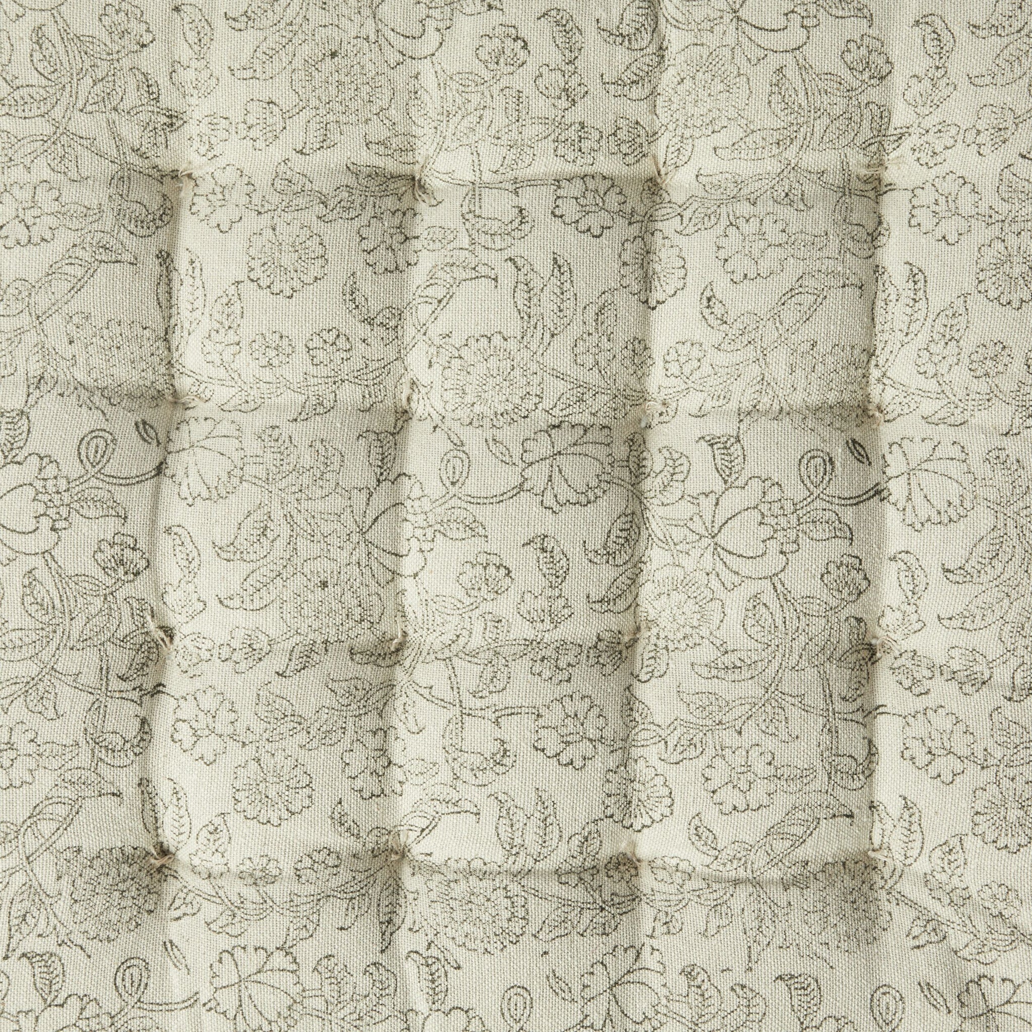 Sorella Yellow Floral Seat Cushion 40x40cm