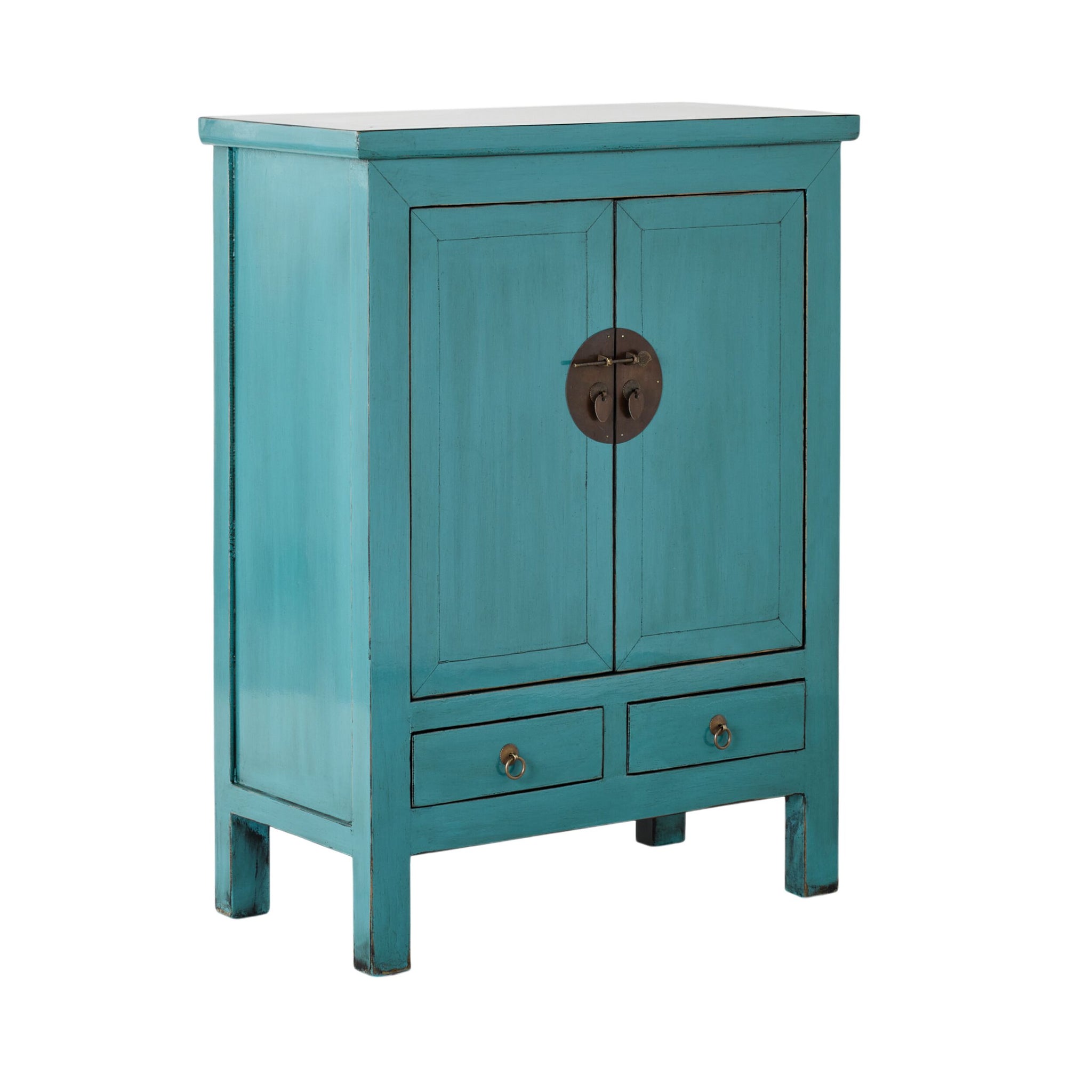 Sansha 2 Door & 2 Drawer Sideboard Turquoise