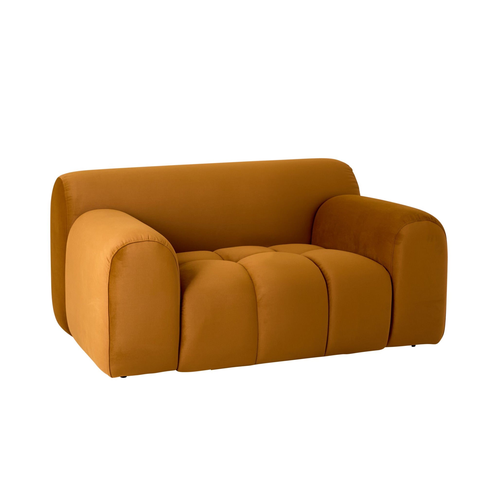 Alexis Armchair Velvet Ochre
