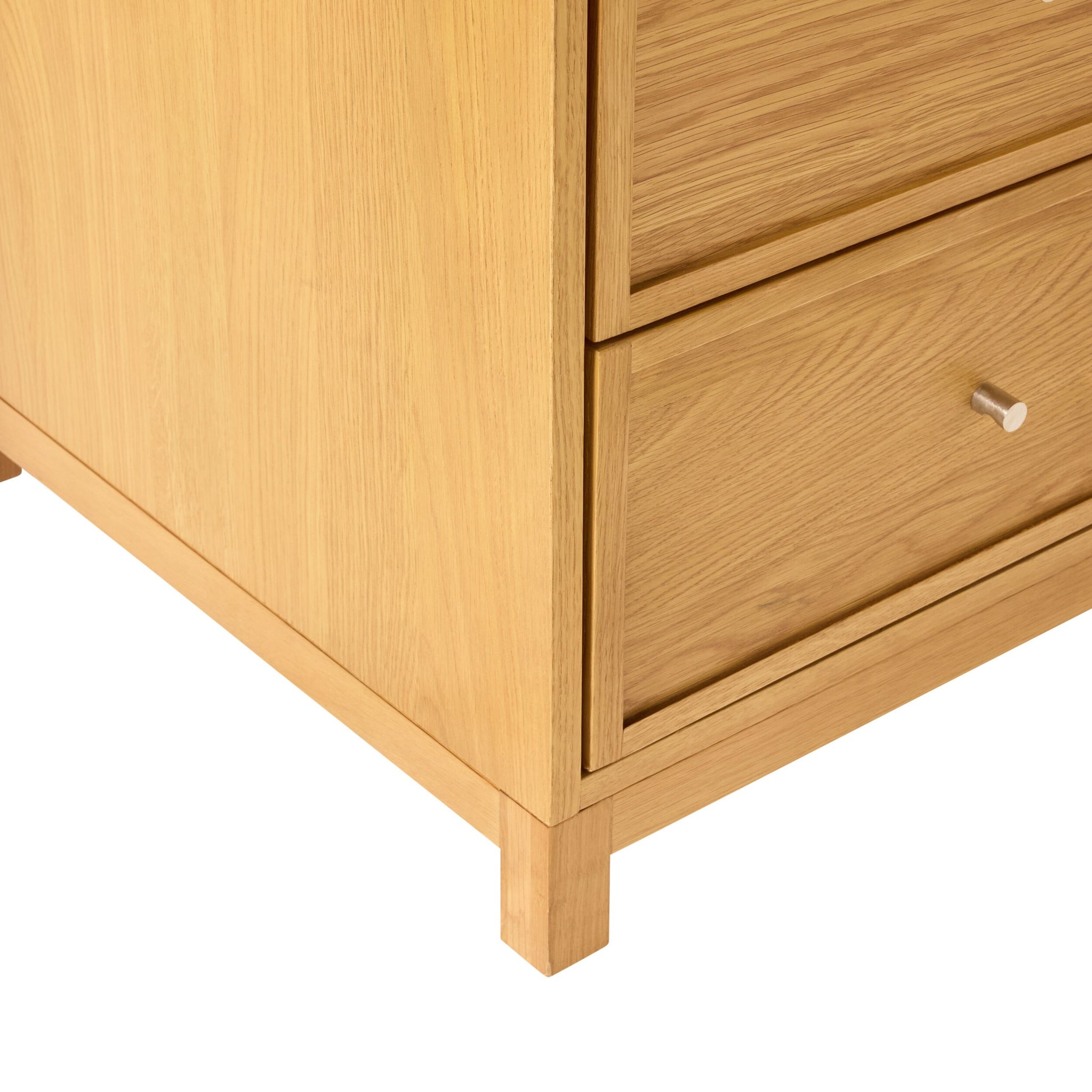 Avalon 2 Drawer Wardrobe Light Oak