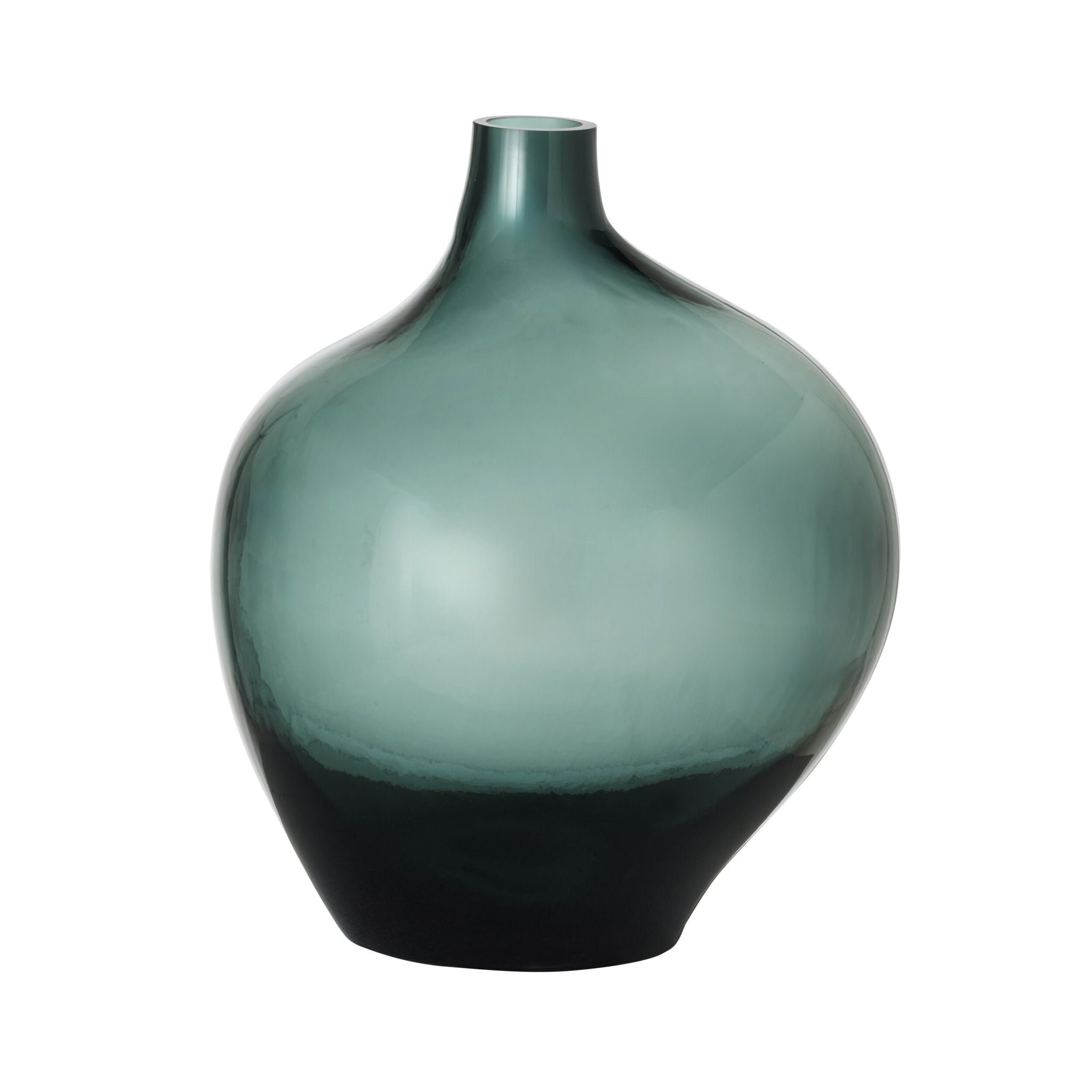 Oceanic Tinted Flagon Glass Vase Turquoise