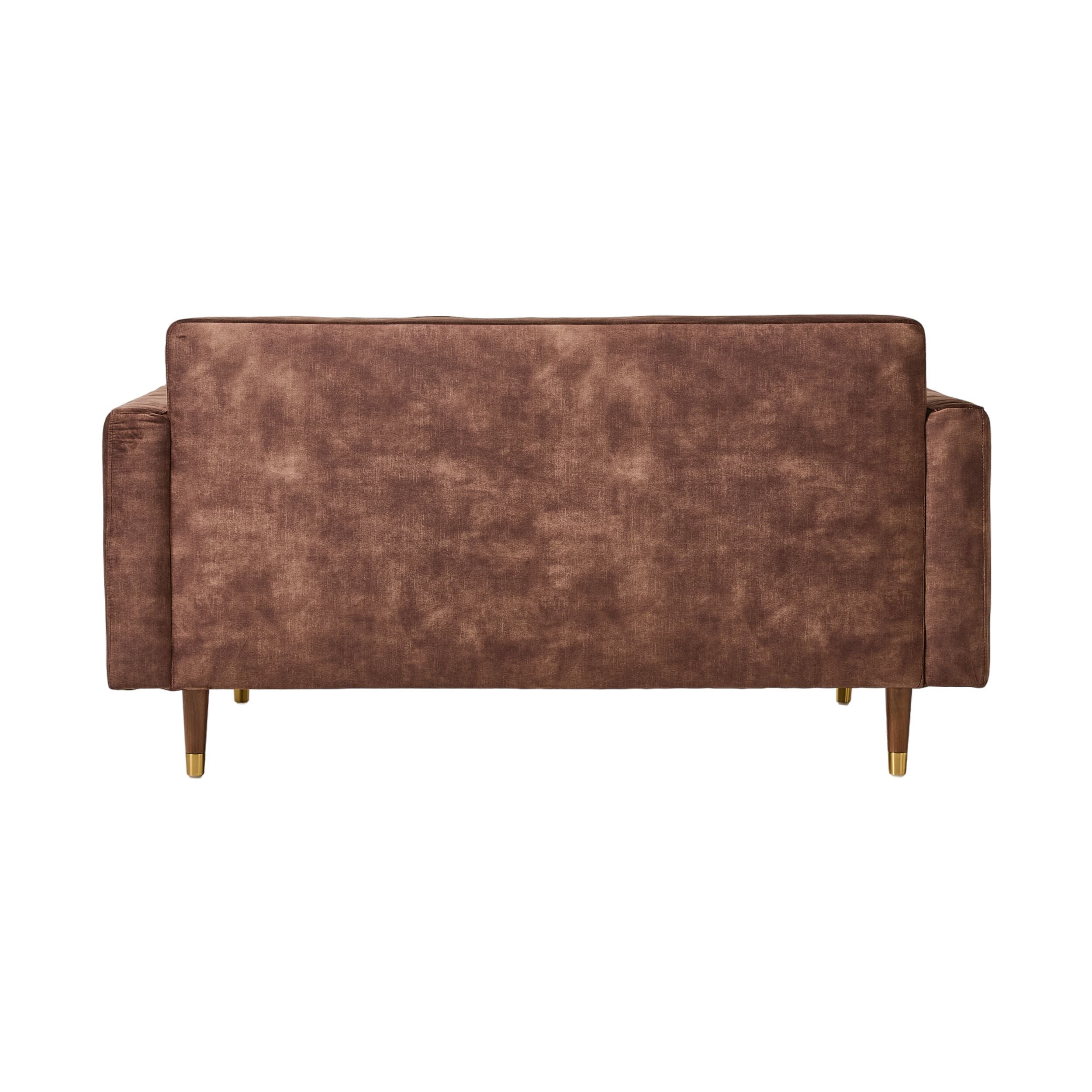 Stitch 2 Seater Sofa Haven Chocolate