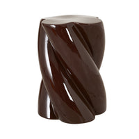 Swirl Stool Dark Cocoa