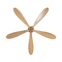 Noumea Indoor DC Ceiling Fan with Remote - Natural Timber 152cm