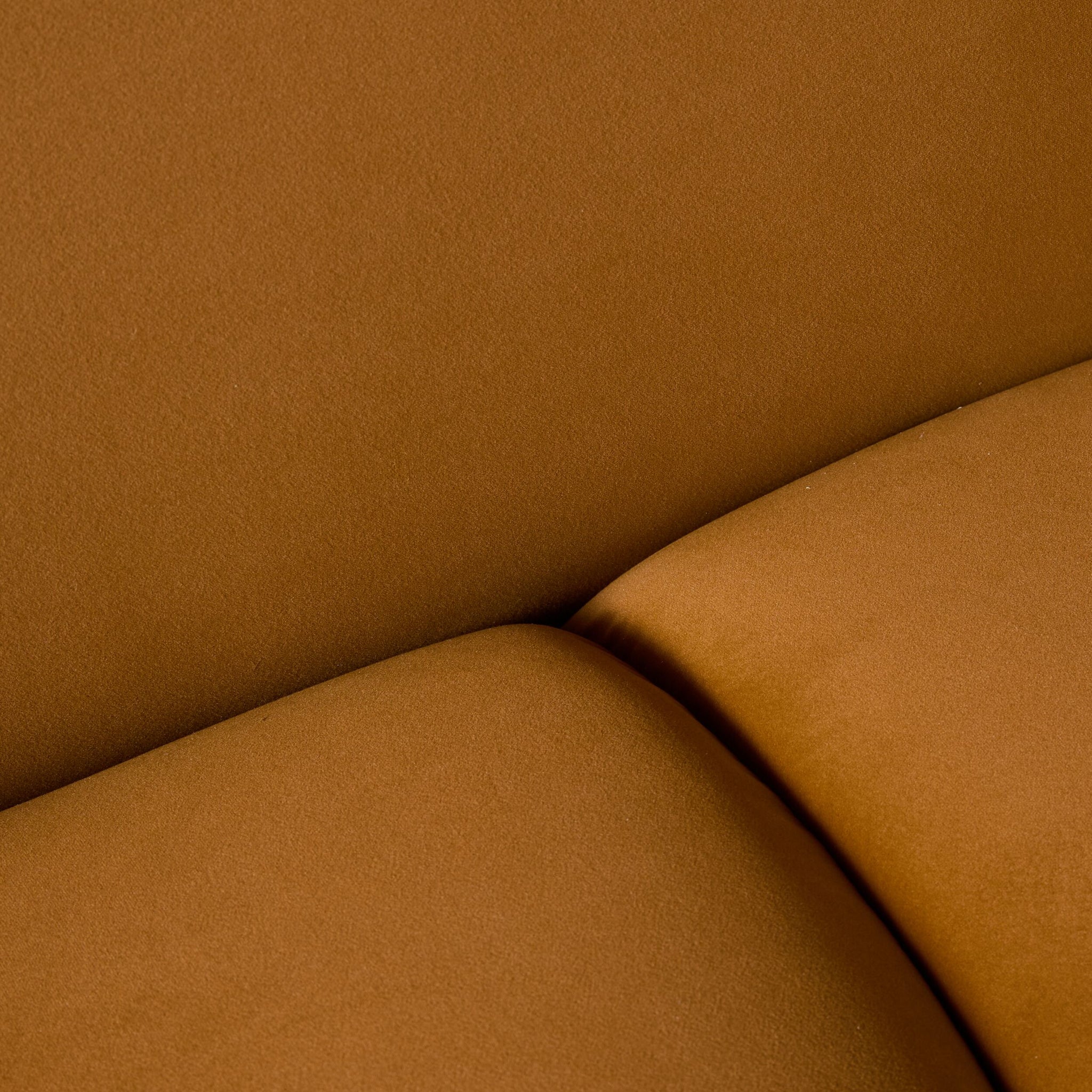 Alexis 2.5 Seater Velvet Sofa Ochre