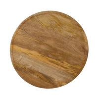 Eco Sole Carved Wooden Side Table 41.5cm