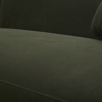 Wylder 4 Seater Curved Sofa Velvet Eucalyptus