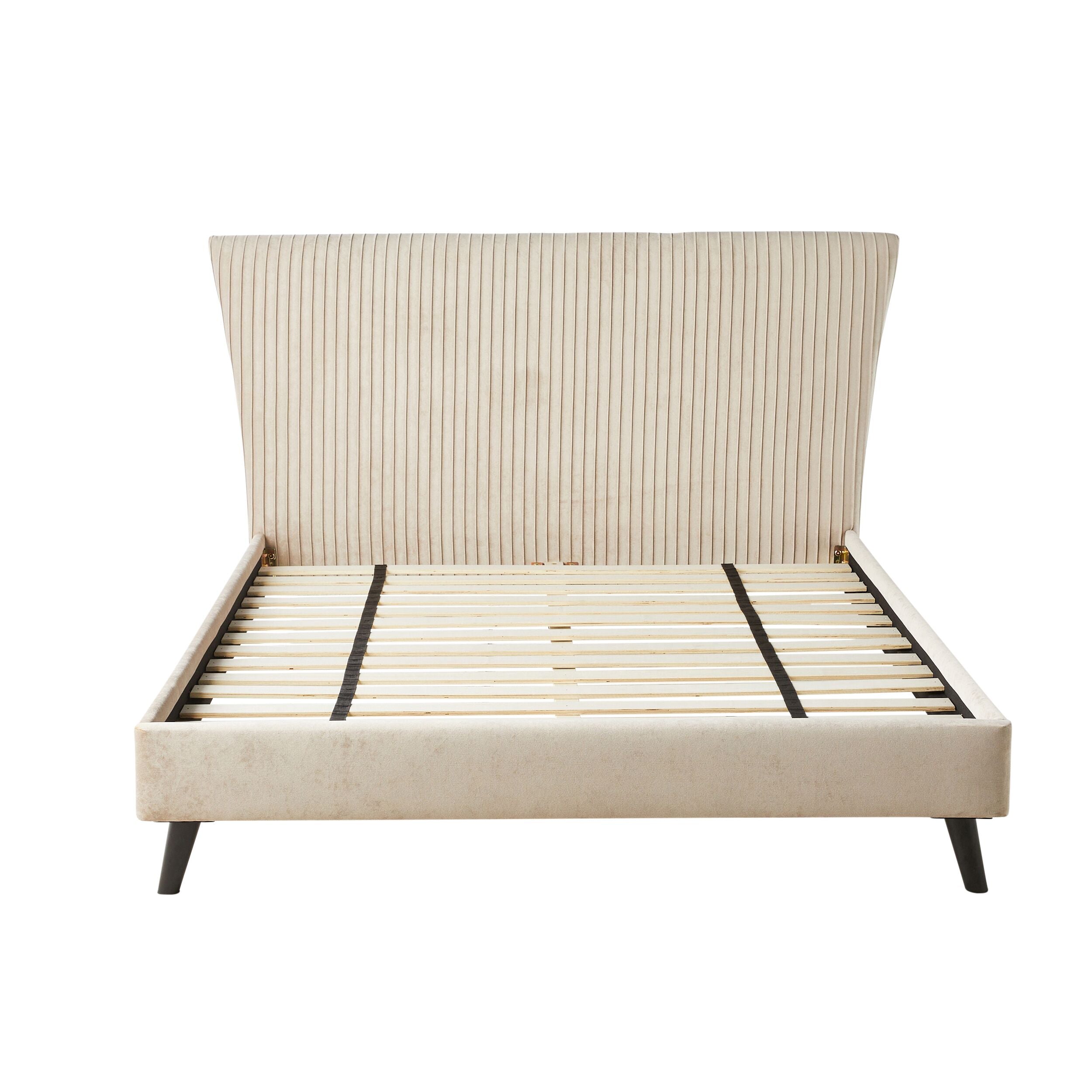 Pleat Bed King Champagne