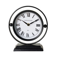Iron Sphere Mantel Clock 20x8x22.5cm