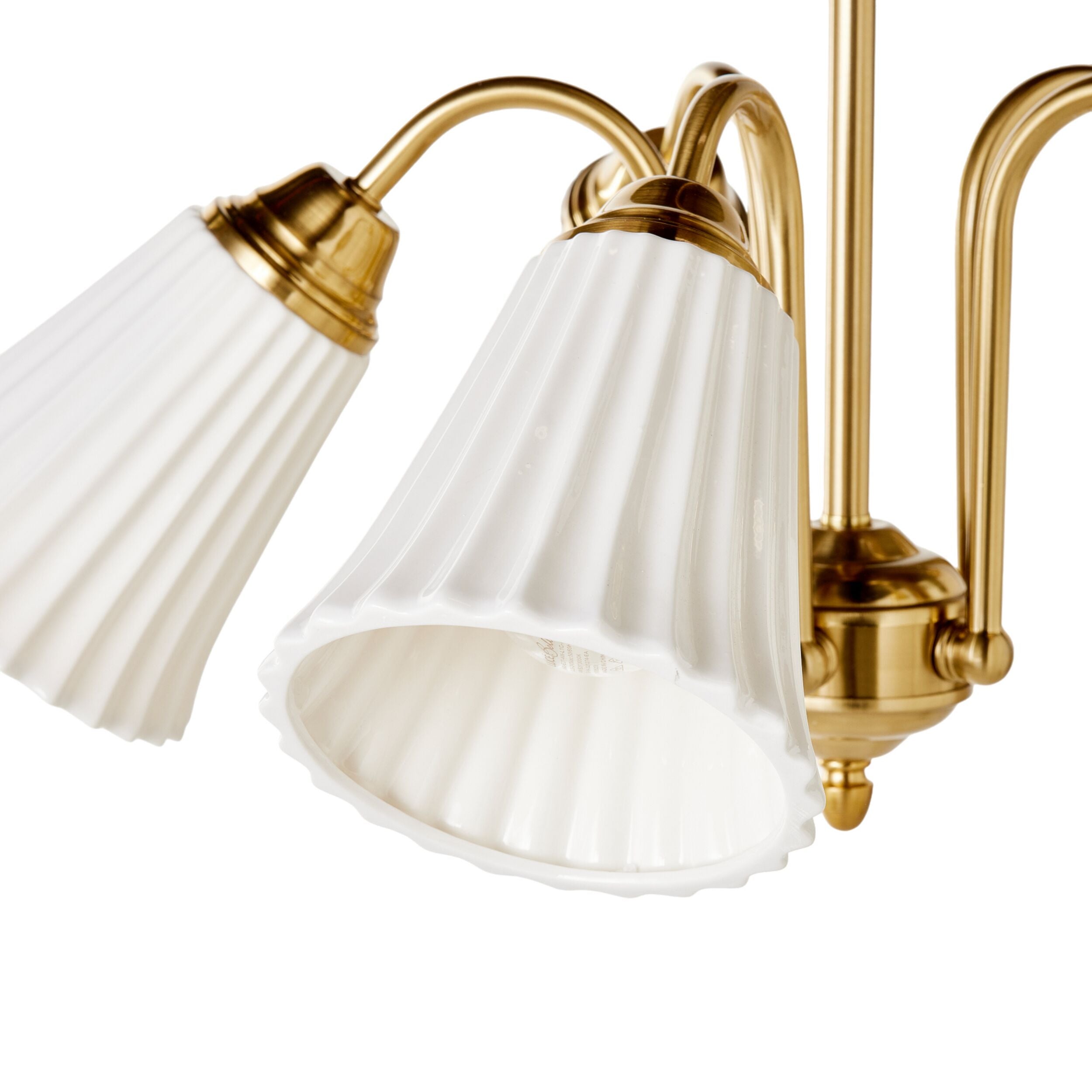 Mossman Porcelain 5 Light Pendant Ivory 60x93cm