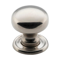 3143 Cupboard Knob Sheet Brass Polished Nickel D25xP27mm