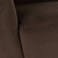 Kianna Occasional Chair Velvet Chocolate