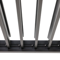 Sanctuary Louvered Aluminium Pergola Charcoal 3x4m