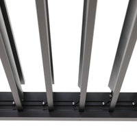 Sanctuary Louvered Aluminium Pergola Charcoal 3x4