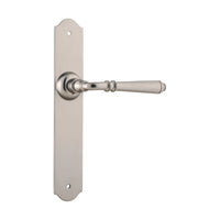 6560 Door Lever Reims Latch Pair Satin Nickel H240xW40xP70mm