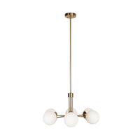 Aspen Satin Brass 6 Light Pendant