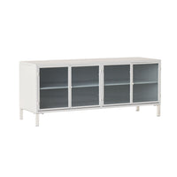 Nero Entertainment Unit 120 x 40 x 50cm White & Grey