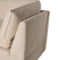 Sora Corner Sofa Ivory