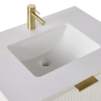 Lennox Single Vanity White 790mm