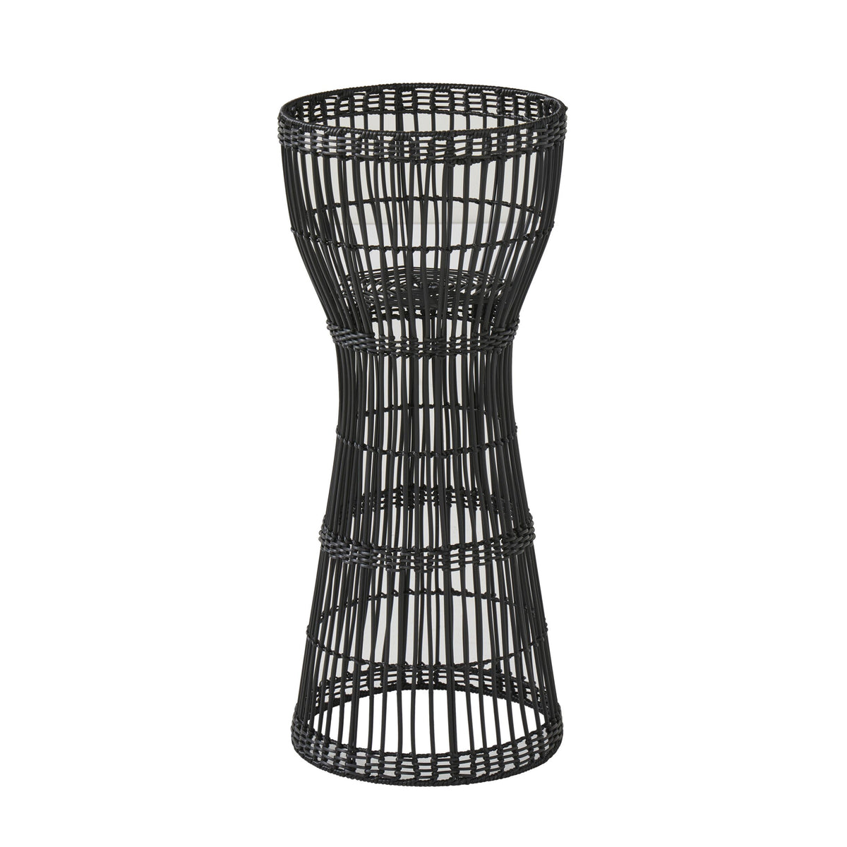 Bristol Woven Plant Stand Black