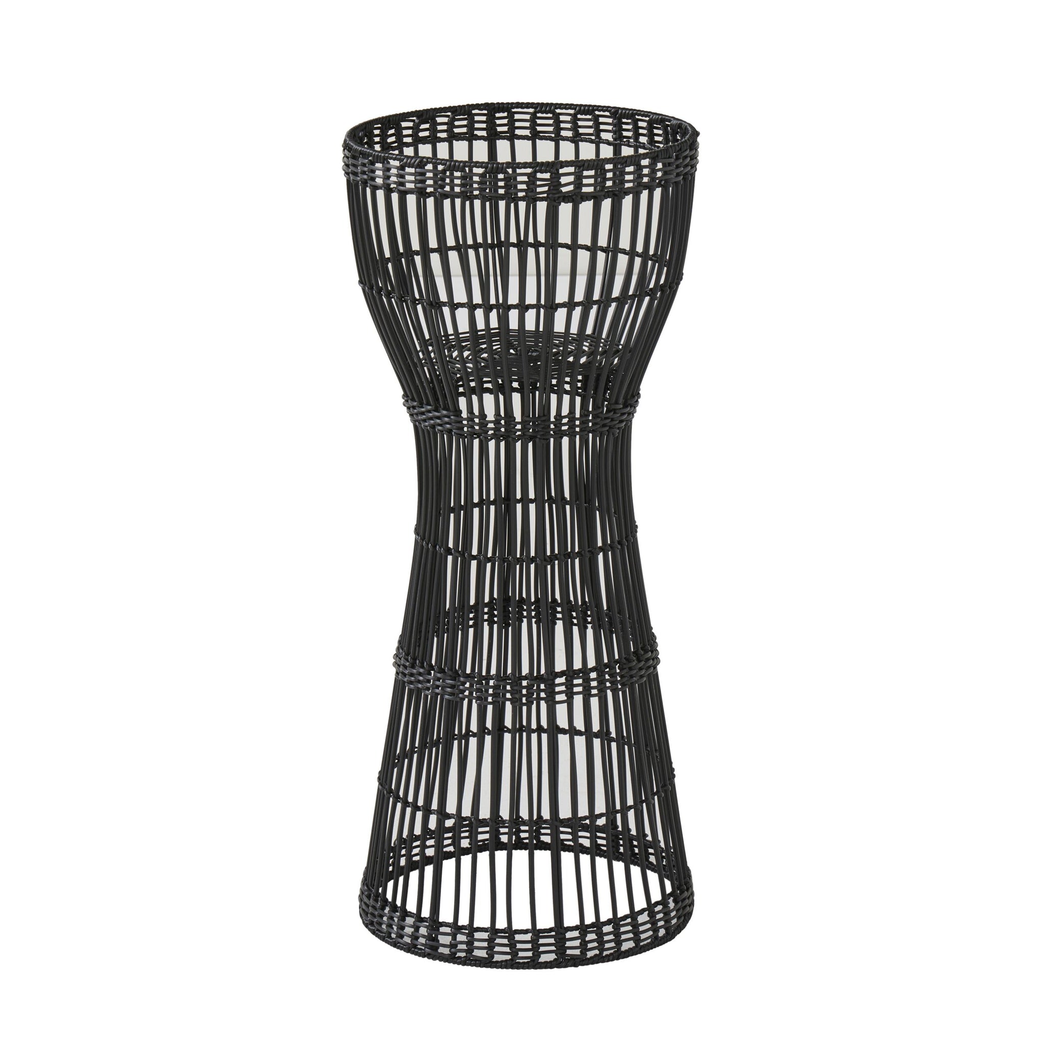 Bristol Woven Plant Stand Black