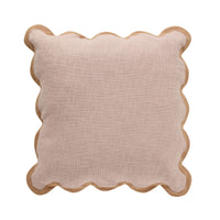 Emmie Scalloped Cushion Rose Clay 50x50cm