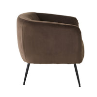 Kianna Occasional Chair Velvet Chocolate
