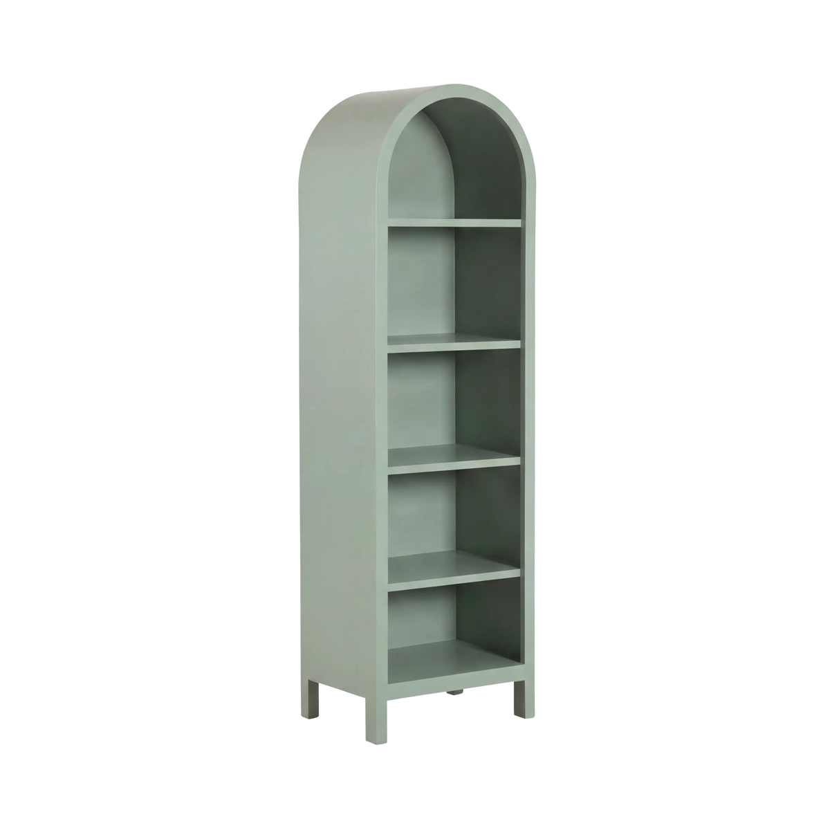 Paige Curved Bookshelf Sage