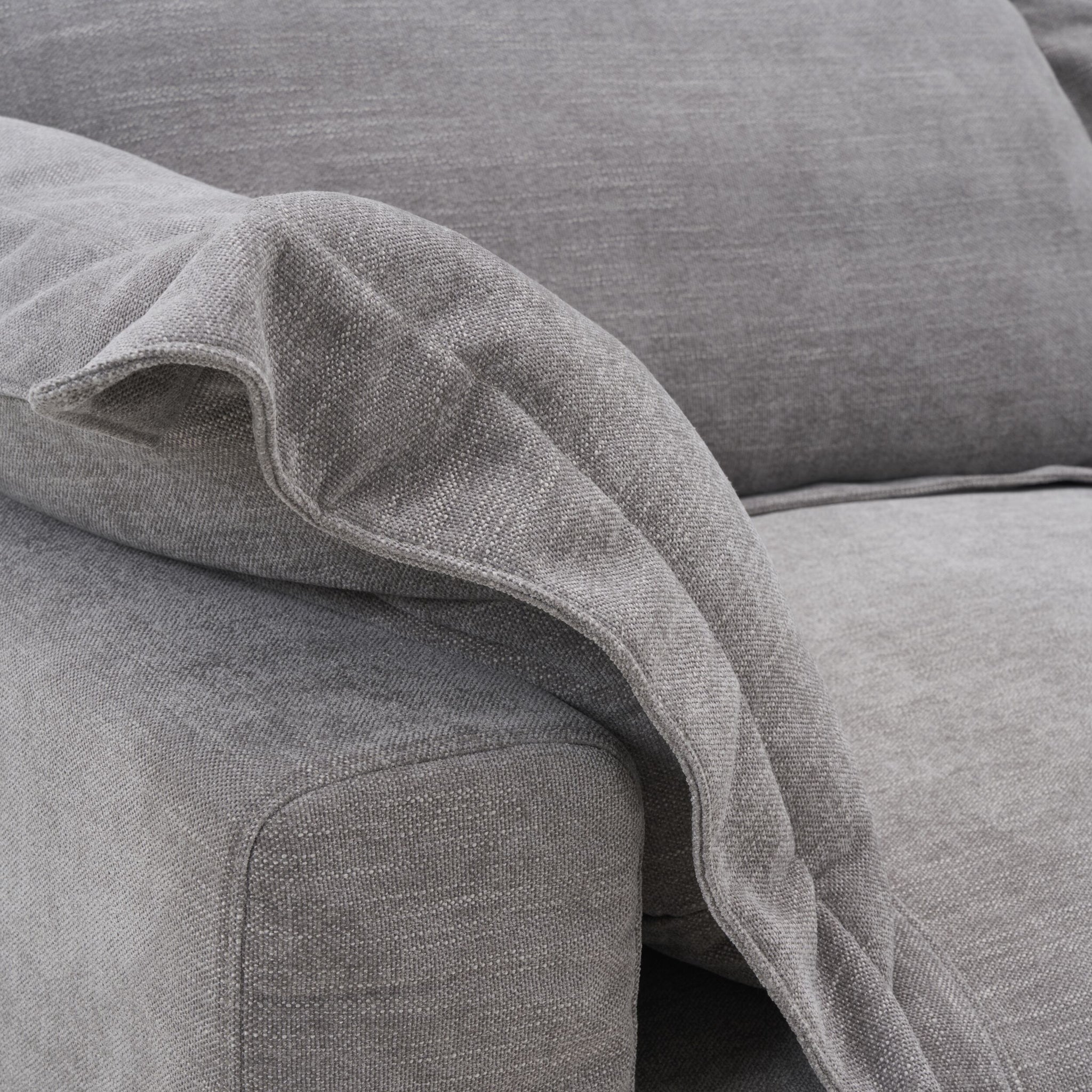 Laze Modular Chaise Sofa Twilight Grey