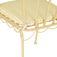 Bonnie Cushion Butter Yellow/White
