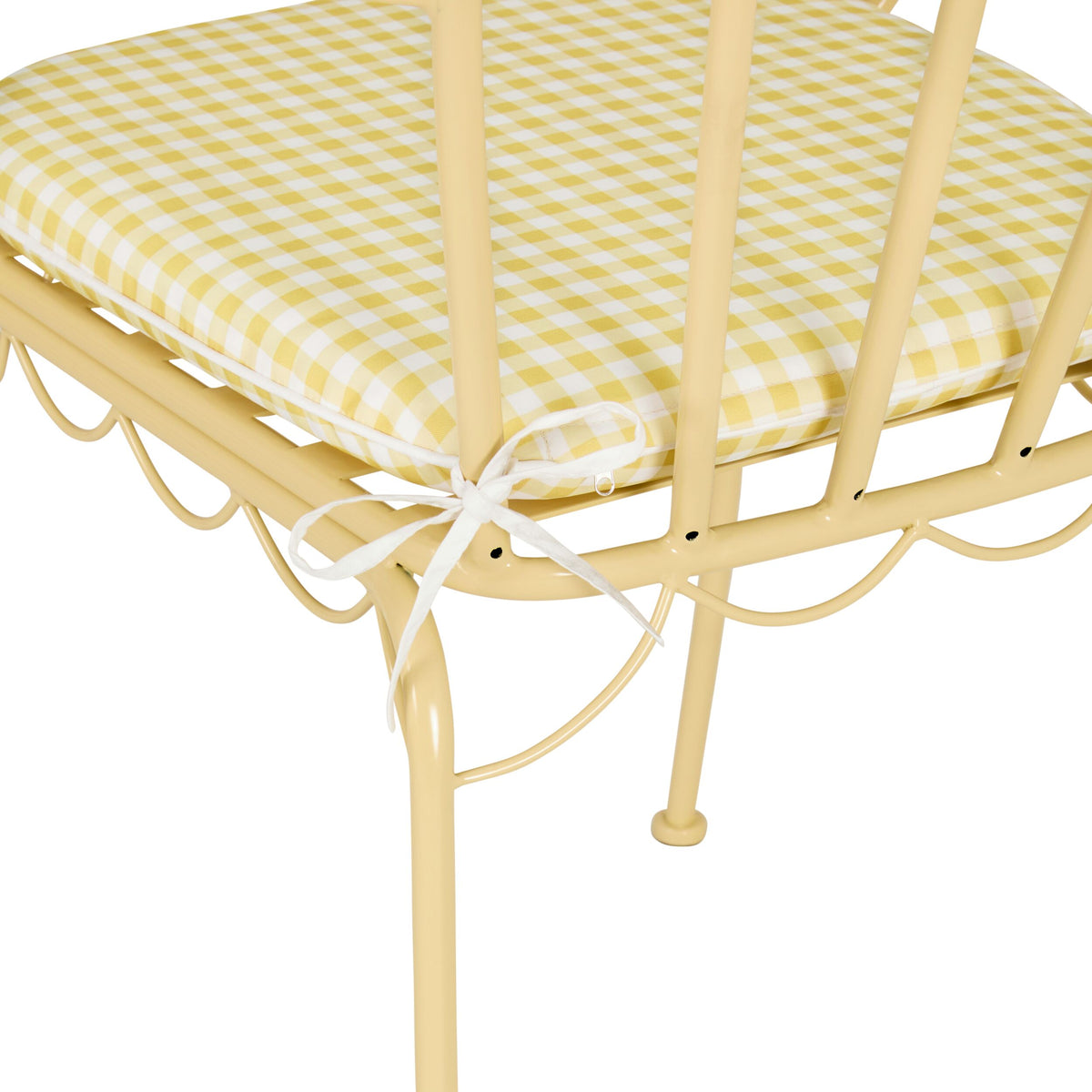 Bonnie Cushion Butter Yellow/White