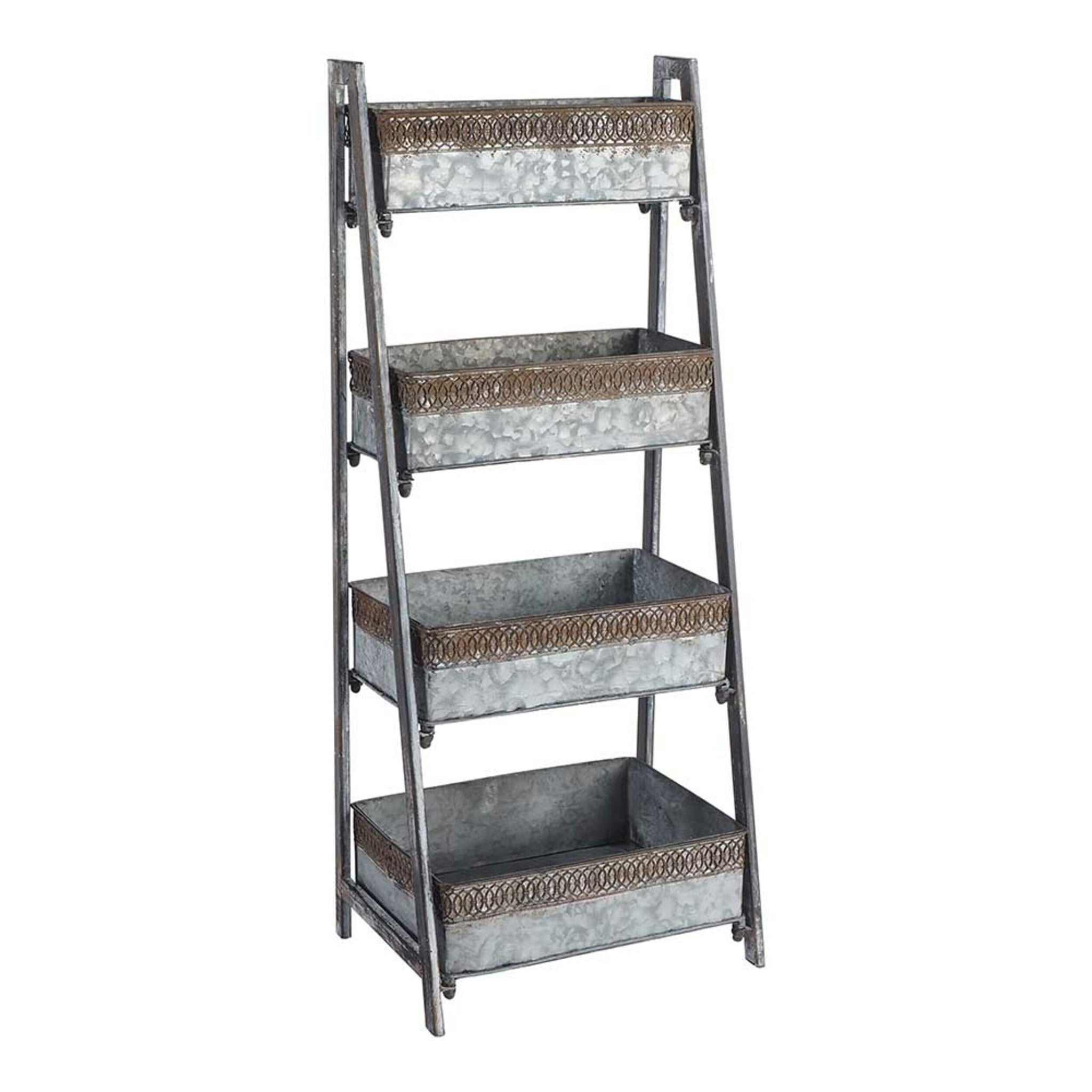 4 Tier Plant Stand 93x38x27cm