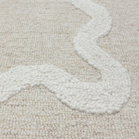 Bromby Scalloped Wool Rug 150x240cm