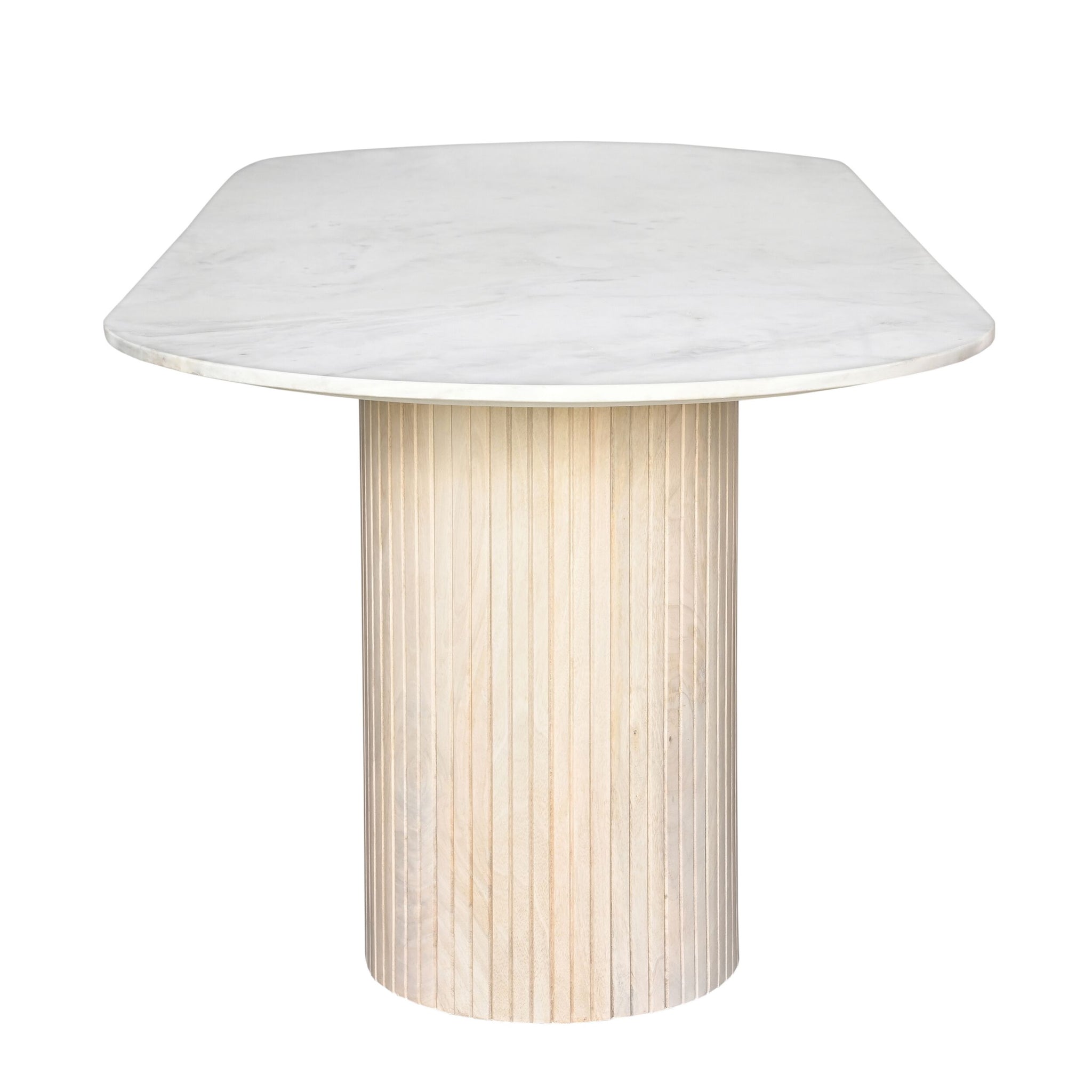 Deva Oval Marble Dining Table 240cm
